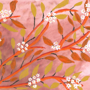 Wax Vine Porcelain Flower (Original)